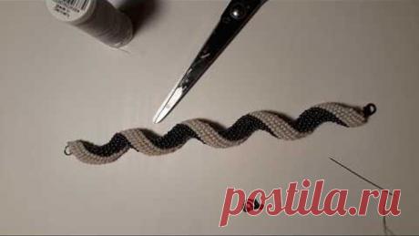 Бисероплетение для начинающих. Браслет из бисера для начинающих.