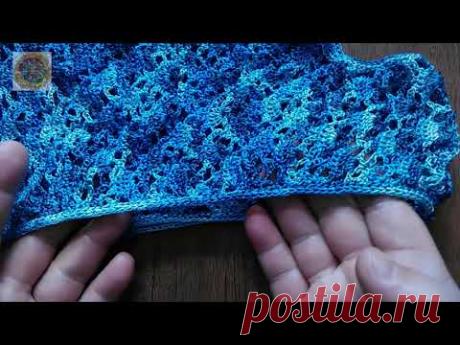 Туника крючком. МК 5 часть. Обвязка края и низа.