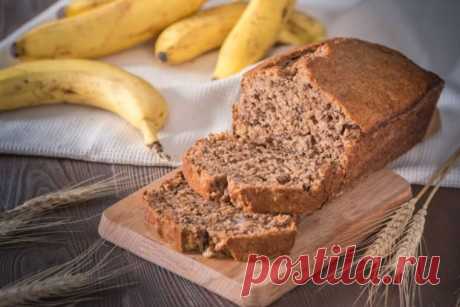Постный банановый хлеб – простой и вкусный рецепт, как приготовить пошагово