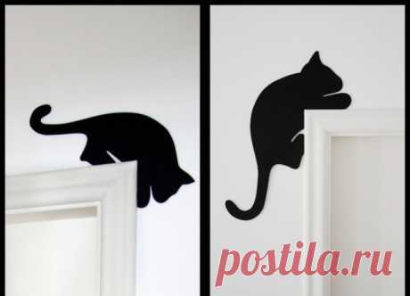 Трафарет кошки, кота. Шаблоны | Кругозор