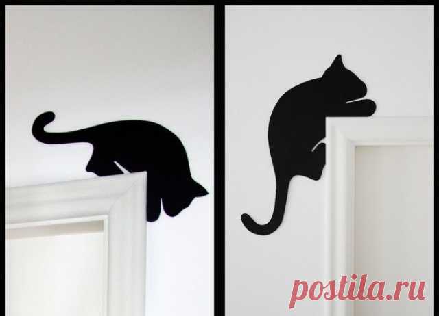 Трафарет кошки, кота. Шаблоны | Кругозор