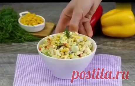 Три быстрых и очень вкусных салата