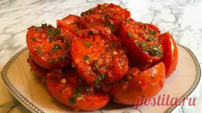 Помидоры По-Корейски(Очень Вкусно)/Tomatoes in Korean/Холодная Закуска/Простой Рецепт