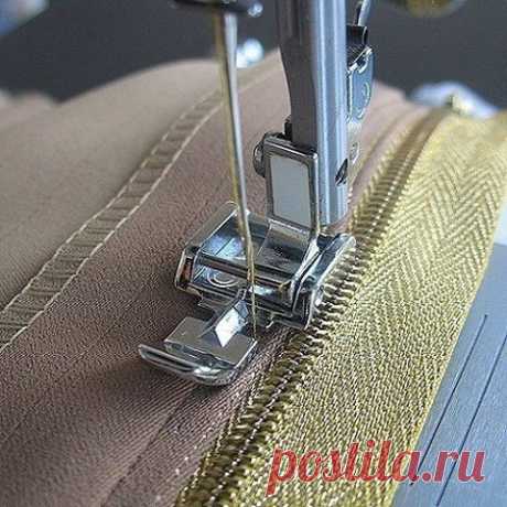 Как вшить молнию