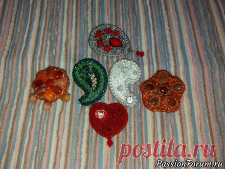 Мои брошки - запись пользователя *melange* (Оксана) в сообществе Бисер в категории Бисер. Работы пользователей