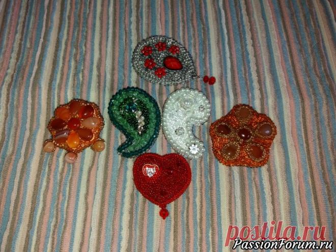Мои брошки - запись пользователя *melange* (Оксана) в сообществе Бисер в категории Бисер. Работы пользователей