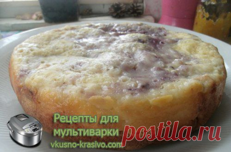 Запеканка с творогом и печеньем в мультиварке » Рецепты для мультиварки