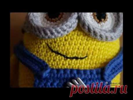 Миньон Боб крючком. Пошагово с фото. — EasyKnit.ru