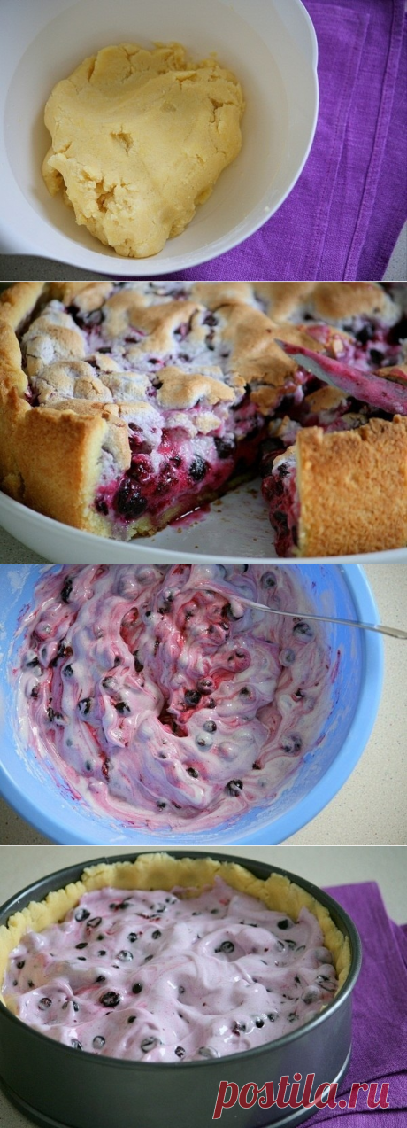 Как приготовить пирог со смородиной  - рецепт, ингредиенты и фотографии