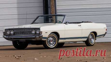 1968 Ford Torino GT Convertible / G69 / Indy 2019 / аукционы Mecum 1968 Ford Torino GT кабриолет представлен как Лот G69 в Индианаполисе, в