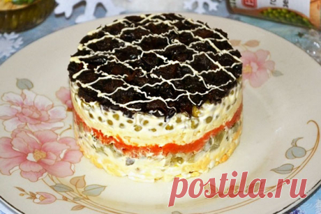 Салат «Торжественный» — Домашняя кулинария