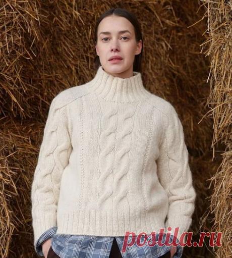 Вязаный свитер Snowfield