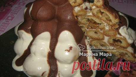 Торт "Сладкий вулканчик" - рецепт пошаговый с фото