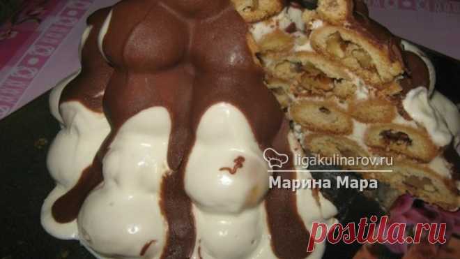 Торт "Сладкий вулканчик" - рецепт пошаговый с фото