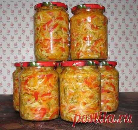 Салат из капусты на зиму