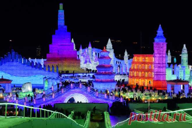 Фестиваль льда и снега в Харбине 2019