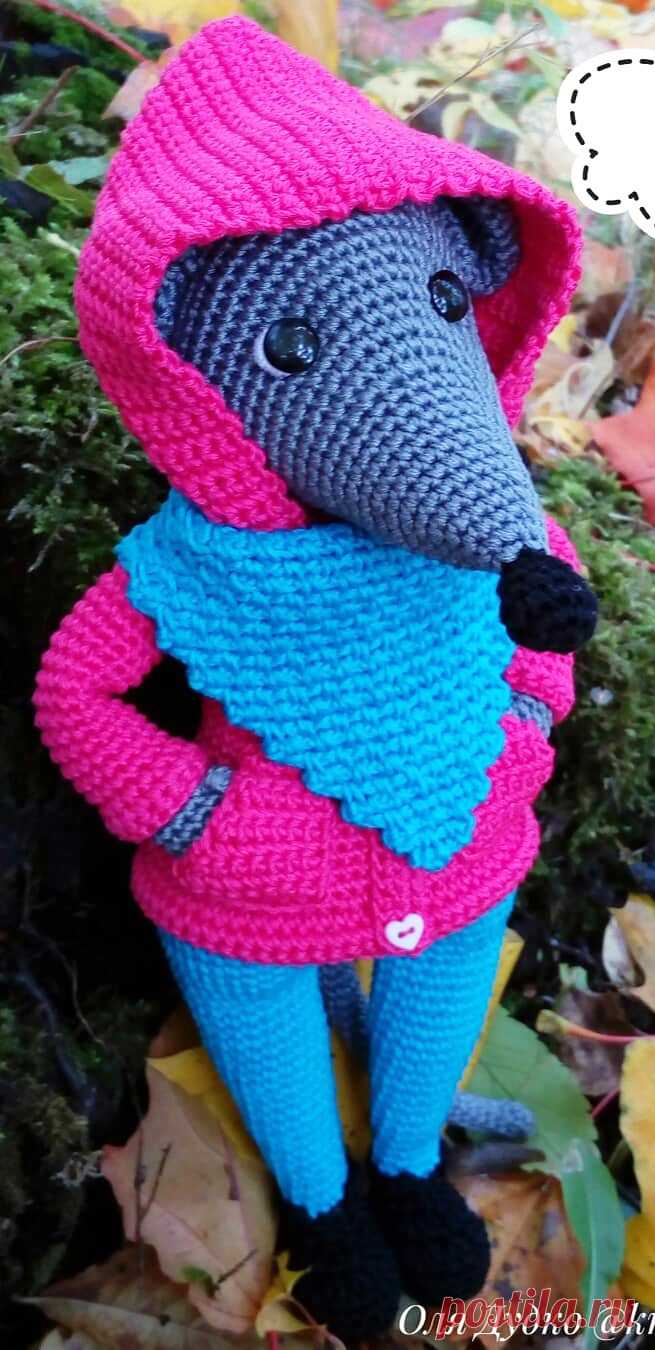 PDF Мышка Мышуня крючком. FREE crochet pattern; Аmigurumi doll patterns. Амигуруми схемы и описания на русском. Вязаные игрушки и поделки своими руками #amimore - Мышь, мышка, мышонок, крыса.
