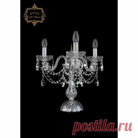 Настольная хрустальная лампа Art Classic классический стиль