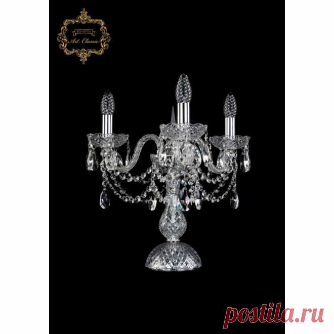 Настольная хрустальная лампа Art Classic классический стиль