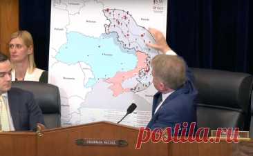 В конгрессе показали карту России с зоной ударов американскими ракетами. Конгрессмен, глава комитета палаты представителей США по иностранным делам Майкл Маккол представил карту России с зоной, которую могут поразить переданные Украине ракеты ATACMS.