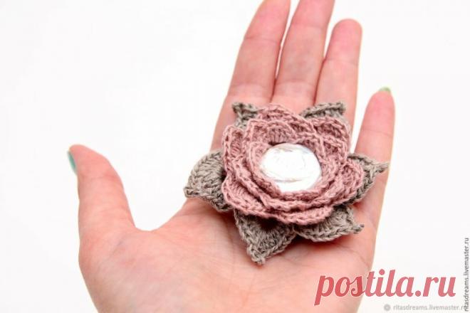 Вязаные броши | Клуб красоты и здоровья | Дзен