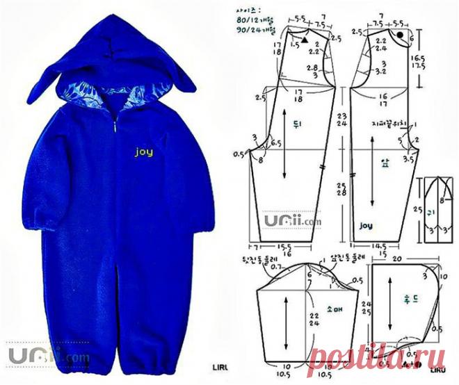 Выкройки детской одежды