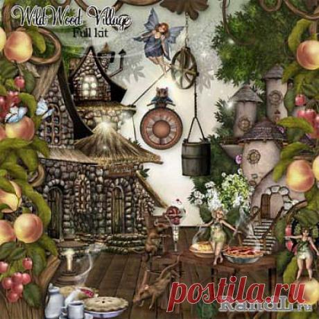 Сказочный детский скрап-набор - Деревушка в девственном лесу. Scrap - Wildwood Villa » RandL.ru - Все о графике, photoshop и дизайне. Скачать бесплатно photoshop, фото, картинки, обои, рисунки, иконки, клипарты, шаблоны.