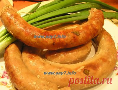 Украинская домашняя колбаса : Закуски и бутерброды
