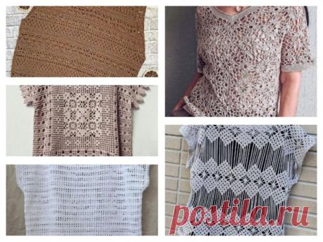 6 моделей со схемами – Нежные летние топы (Вязание крючком) – Журнал Вдохновение Рукодельницы
