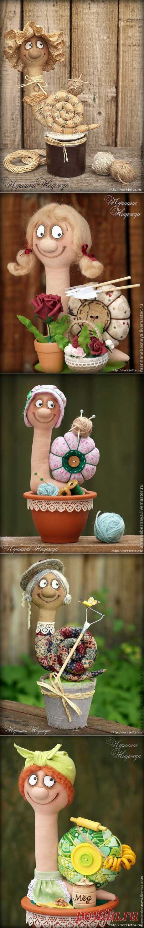 &quot;Улитки&quot;: невероятно милые игрушки | Своими руками