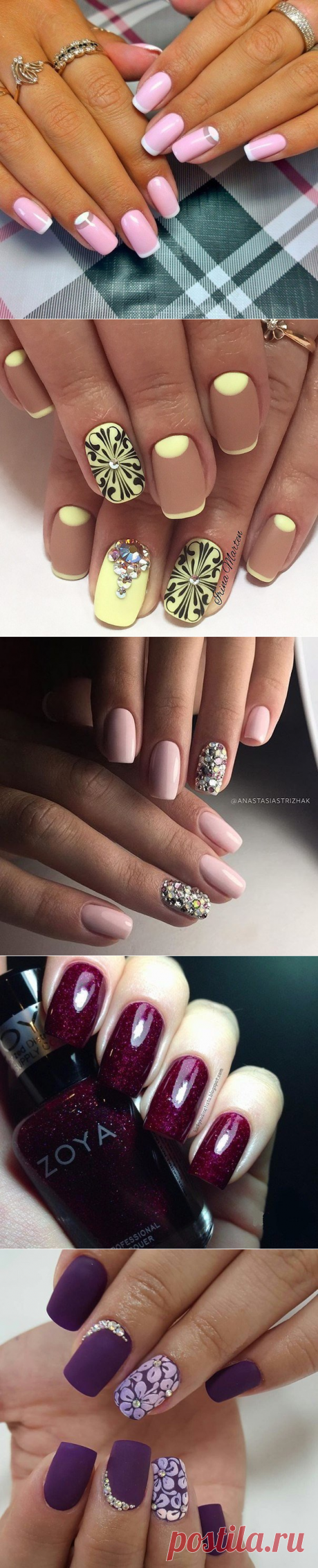 Как сделать маникюр: 50 модных идей 2016 года.