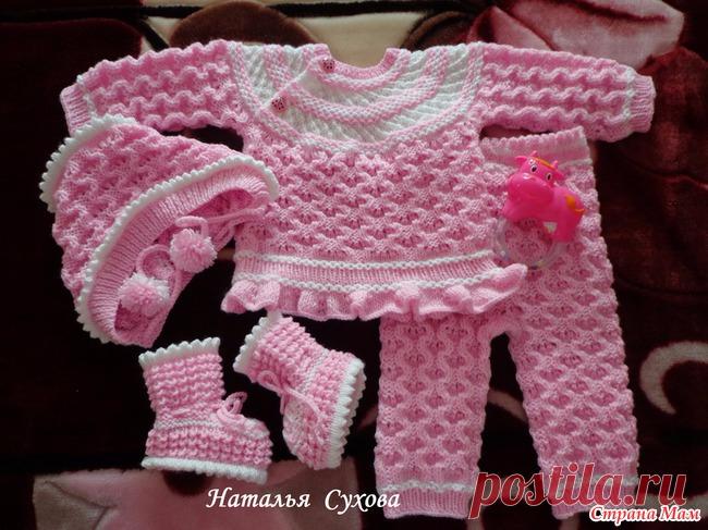 Костюмчик для девочки от 4-10 мес.