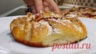 Изумительная выпечка с клубникой, готовлю весь сезон пока не надоест. По вкусу и простоте приготовления этому рецепту нет равных | Розовый баклажан | Дзен
