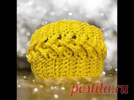 Tuto bandeau au crochet spécial gaucher ‪@AlextitiaTutoCrochet‬