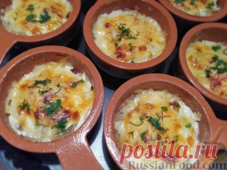 Рецепт: Жюльен из рыбы на RussianFood.com