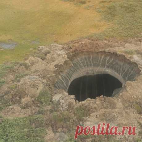 Ученые впервые спустились на дно гигантской &quot;черной дыры&quot; на Ямале