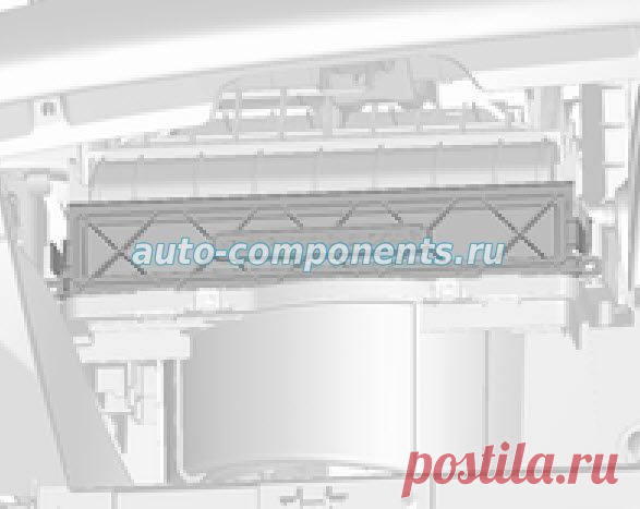 Замена фильтра салона Opel Mokka | Auto-Components.Ru