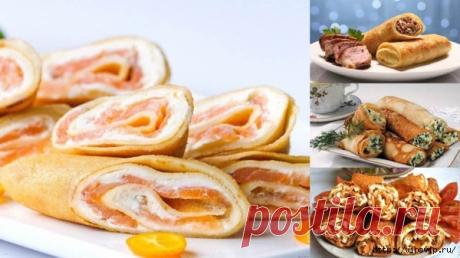 Вкусные блинчики — подборка любимых начинок