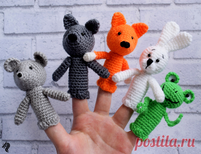 PDF Пальчиковый театр. FREE amigurumi crochet pattern. Бесплатный мастер-класс, схема и описание для вязания амигуруми крючком. Вяжем игрушки своими руками! Пальчиковые игрушки, куклы, сказка, зверюшки, мышка, волк, лиса, петух, заяц, мишка. #амигуруми #amigurumi #amigurumidoll #amigurumipattern #freepattern #freecrochetpatterns #crochetpattern #crochetdoll #crochettutorial #patternsforcrochet #вязание #вязаниекрючком #handmadedoll #рукоделие #ручнаяработа #pattern #tutorial #häkeln #amigurumis