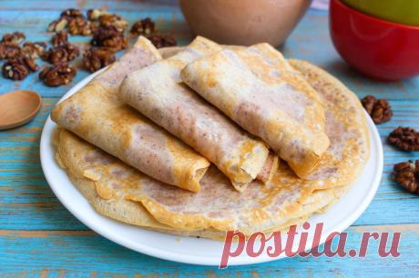 Вкусные и необычные ореховые блинчики к Масленице | Кухонный Сумбур Пульс Mail.ru Красивые, мягкие, вкусные