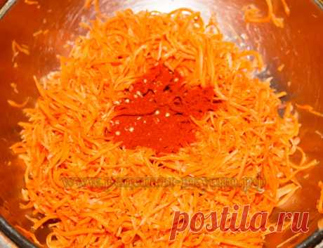 Корейская морковь (острая)