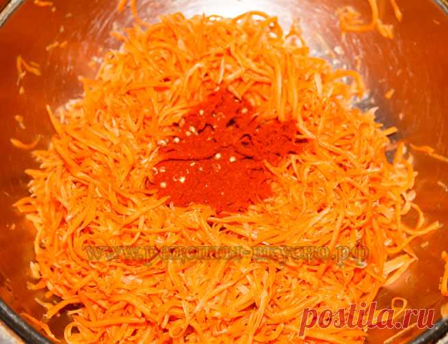 Корейская морковь (острая)