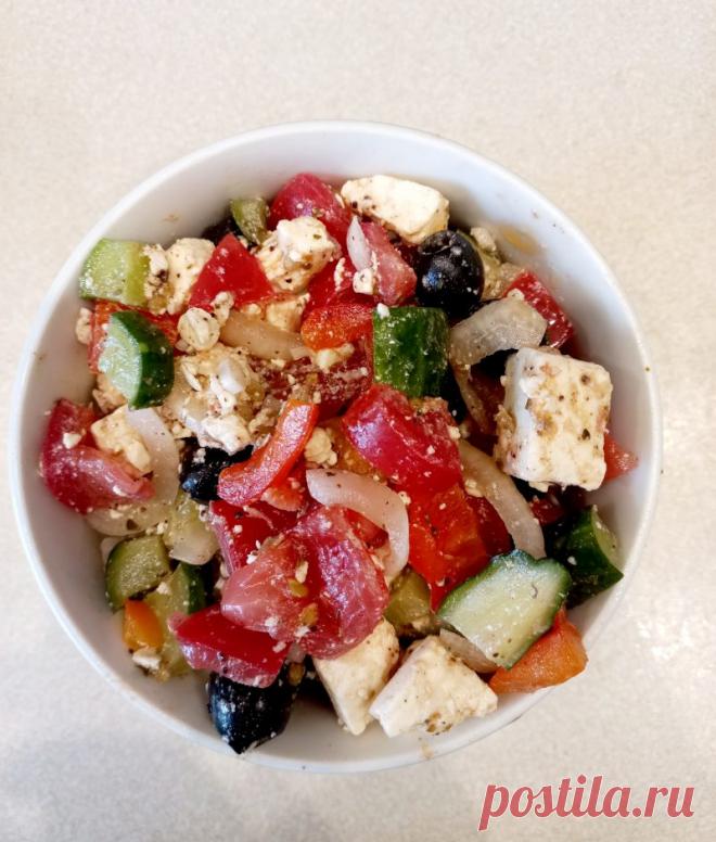 Греческий салат классический - пошаговый рецепт с фото на Повар.ру