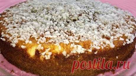 Лучший рецепт манника. "МОКРЫЙ" манник. МАННИК без муки.