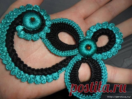 Как вязать пышный рачий шаг