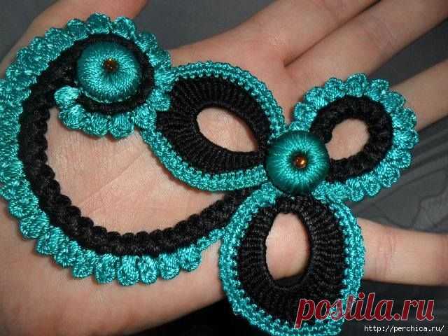 Как вязать пышный рачий шаг