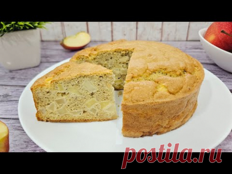 ПП ШАРЛОТКА с яблоками без глютена, без лактозы, без сахара. Простой рецепт ПП пирог