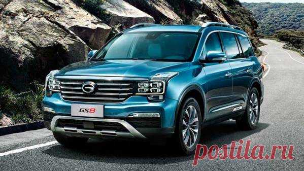 Кроссовер GAC GS8 в России, цена, характеристики