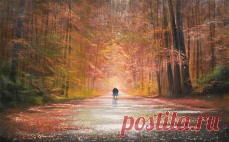 Двое под дождём.Художник Jeff Rowland. 1 часть.