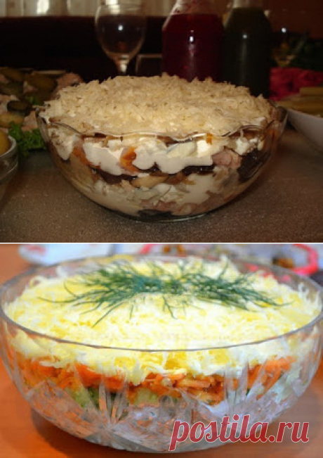 Лучшие кулинарные рецепты: Салаты